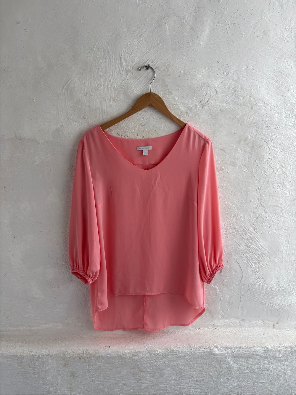 New York company medium pink blouse